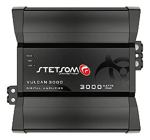 Módulo Amplificador Stetsom Vulcan 3000w Rms 1 Canal 1 Ohm