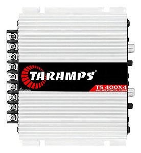 Módulo Amplificador Taramps Ts400x4 400w - 2 Ohms/Canal Entrada Fio E Rca