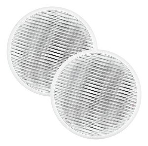 Par Arandelas Orion Redonda 6 Full Range 55 Watts Rms 8 Ohms Cor Branco