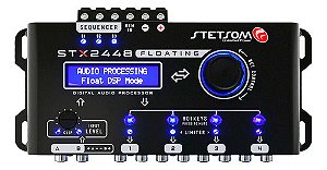 Processador de Audio Stetsom Stx 2448 Floating Crossover Entradas Rca + Fio