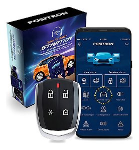 Alarme Automotivo Cyber Px360 Bt Starter Sensor Presença Pos