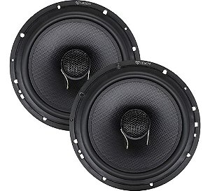 Par Alto Falantes 6 Pol Coaxial Tweeter Neodímio 320w Leson - Preto
