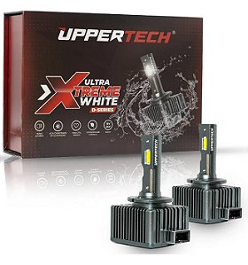 Par Lâmpada Led Uppertech Ultra Xtreme D-series 12 - 24v 120w Branco Frio 6000k