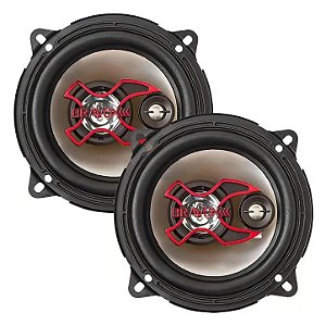 Par Alto-falante Triaxial Bravox 5 Polegadas B3x50x 100w Rms 4 Ohms