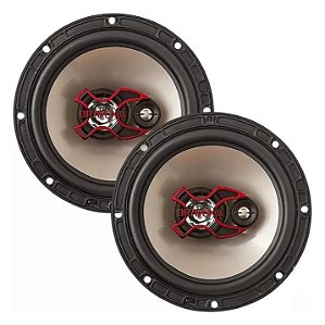 Par Alto-Falantes Bravox Triaxial 6 Polegadas B3X60 X 6´´ 100w Rms
