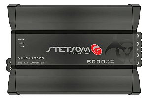 Modulo Amplificador Stetsom Vulcan 5000w Rms 1 Canal 4 Ohms Cor Preto