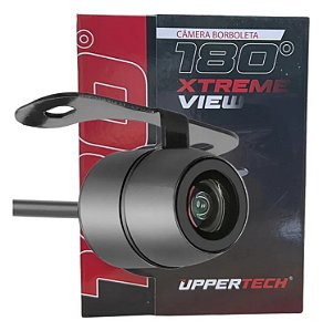 Câmera Ré Automotiva Uppertech Borboleta 4k Visão Noturna 180 Graus