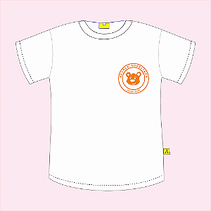 AURELINHA CAMISETA MANGA CURTA BRANCA