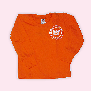 AURELINHA CAMISETA MANGA LONGA LARANJA