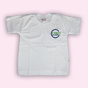 CRIEM CAMISETA MANGA CURTA BRANCA