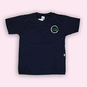 CRIEM CAMISETA MANGA CURTA  AZUL-MARINHO