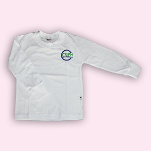 CRIEM CAMISETA MANGA LONGA BRANCA