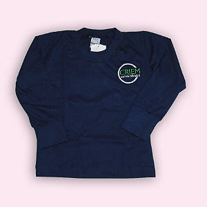 CRIEM CAMISETA MANGA LONGA AZUL-MARINHO