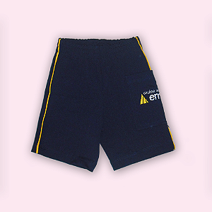 EMECE BERMUDA HELANCA FRISO AMARELO