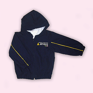 EMECE BLUSÃO TACTEL COM MALHA (FRISO AMARELO)