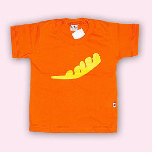 ESTILO CAMISETA MANGA CURTA LARANJA