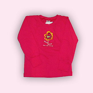 RODA VIVA CAMISETA MANGA LONGA ROSA