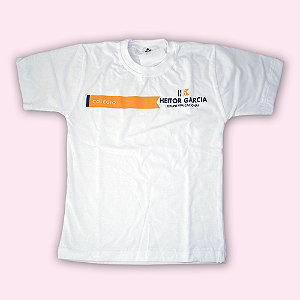 HEITOR GARCIA CAMISETA MANGA CURTA BRANCA