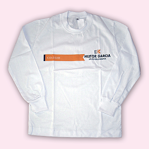 HEITOR GARCIA CAMISETA MANGA LONGA BRANCA