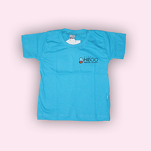 HIBOO CAMISETA MANGA CURTA AZUL