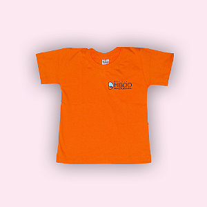 HIBOO CAMISETA MANGA CURTA LARANJA