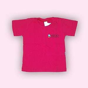 HIBOO CAMISETA MANGA CURTA ROSA