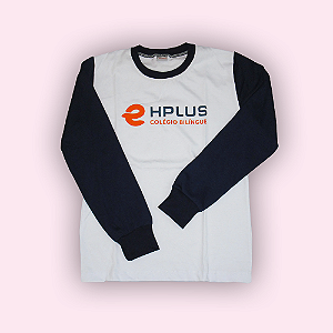 HPLUS CAMISETA M LONGA BRANCA ENS FUND