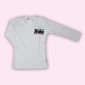 ÍTALO BABY LOOK M LONGA CANELADA BRANCA