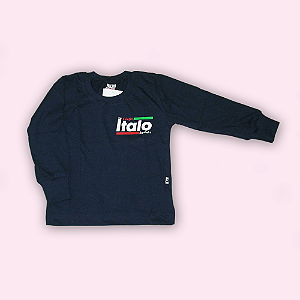 ITALO CAMISETA MANGA LONGA AZUL-MARINHO