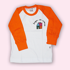 LUGAR DE CRIANÇA CAMISETA MANGA LONGA BRANCA