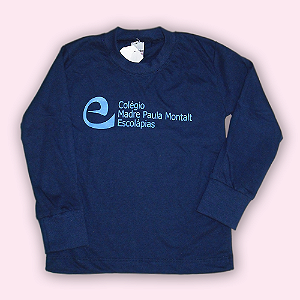 MADRE PAULA CAMISETA MANGA LONGA AZUL-MARINHO