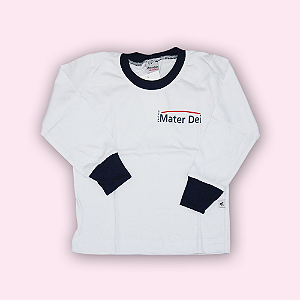 MATER DEI CAMISETA MANGA LONGA BRANCA