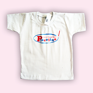 PICCOLINO CAMISETA MANGA CURTA BRANCA