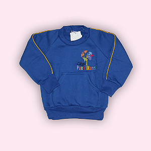 PUERI MUNDI BLUSÃO MOLETON FECHADO