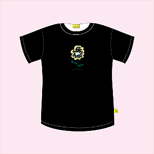 RODA VIVA CAMISETA MANGA CURTA PRETA