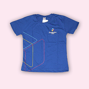 POLIEDRO BABY LOOK AZUL