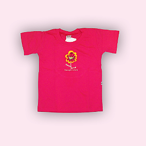 RODA VIVA CAMISETA MANGA CURTA ROSA