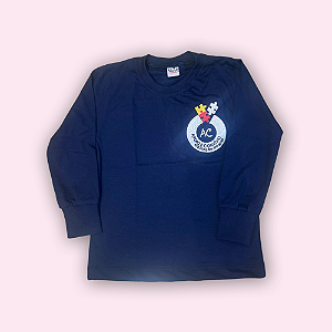 APOIO CAMISETA MANGA LONGA AZUL