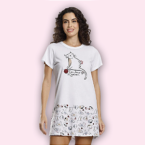 CAMISÃO MANGA CURTA - GATO