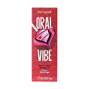 Oral Vibe Morango Spray para Garganta Profunda