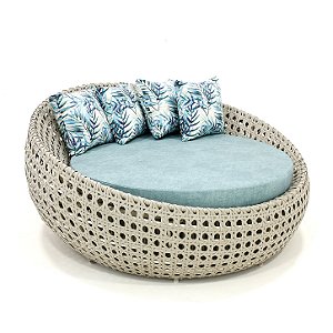 Chaise Essencial 1,50m em Fibra Sintética Trama Indiana