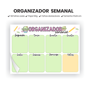 Organizador Semanal - Cacto