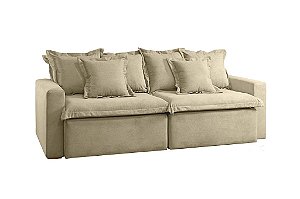 SOFA RETR SF.4520 TORINO S/CX 210 LINHO BEGE/570 - JC ESTOF