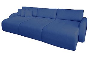 SOFA RETR OSASCO S/CX 300CM LINHO MESCLA AZUL/017 - FERONI