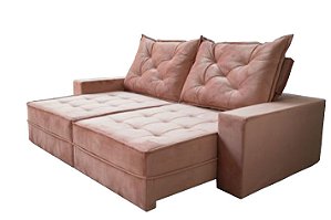 SOFA RETRATIL BERLIM 2.50m - ROSE