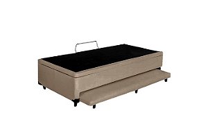 BOX BAU SOLTEIRO C/AUXILIAR 0,88X1,88 KORINO LINHO