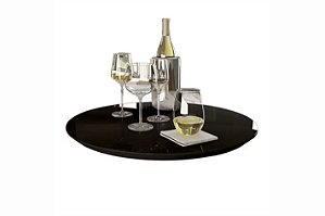 PRATO GIRATORIO 50 PRETO - MINASPLAC