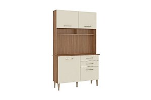 KIT DE COZINHA MILENA/ELOA 115 MAN/CHAMPANHE - FELLICCI