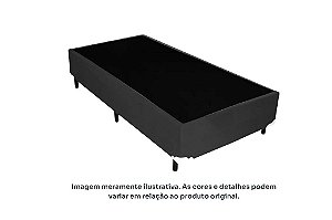 BOX/BASE *88X30 SUEDE PRETO - ECOTEC