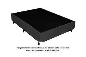 BOX/BASE *138X30 SUEDE PRETO - ECOTEC